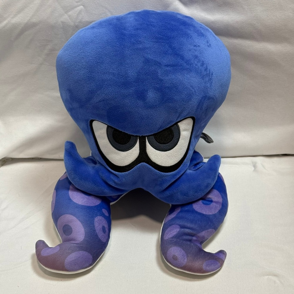 Nintendo Splatoon 3 Blue Octoling Octopus Plush San-Ei Co MV21102 15 Inch